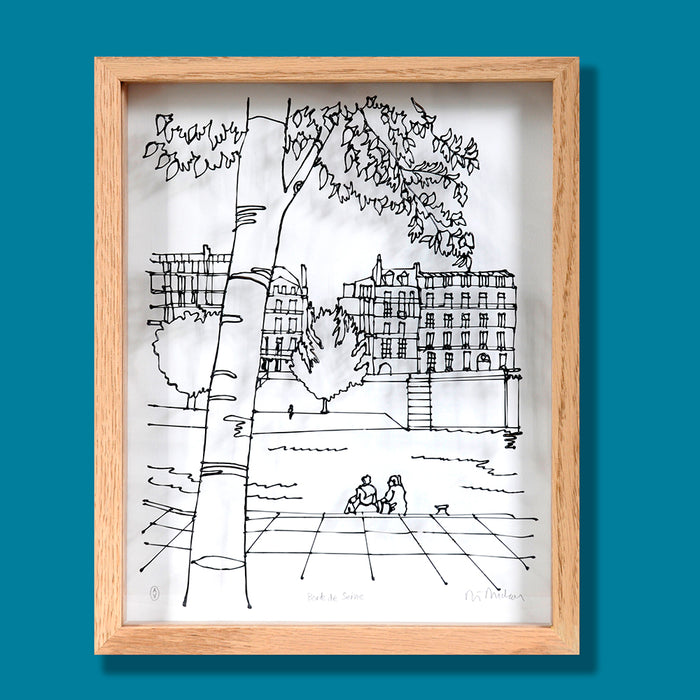Vues et toits de Paris