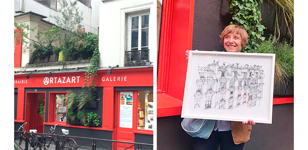 Vues et toits parisiens