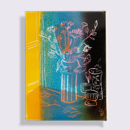 Le coin fleuri-Tableau 3D - Filstories