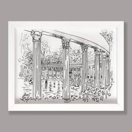 La Naumachie au Parc Monceau-Tableau 3D - Filstories