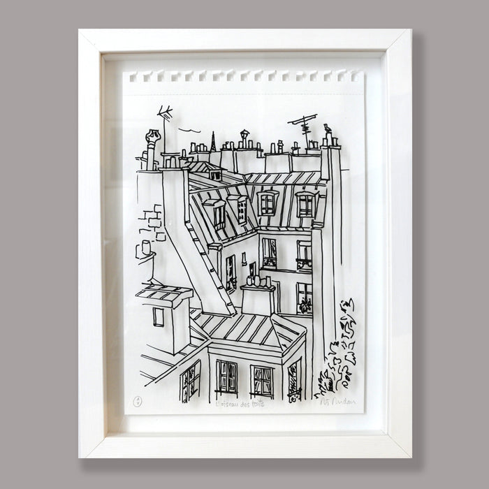 L'oiseau des toits-Tableau 3D - Filstories