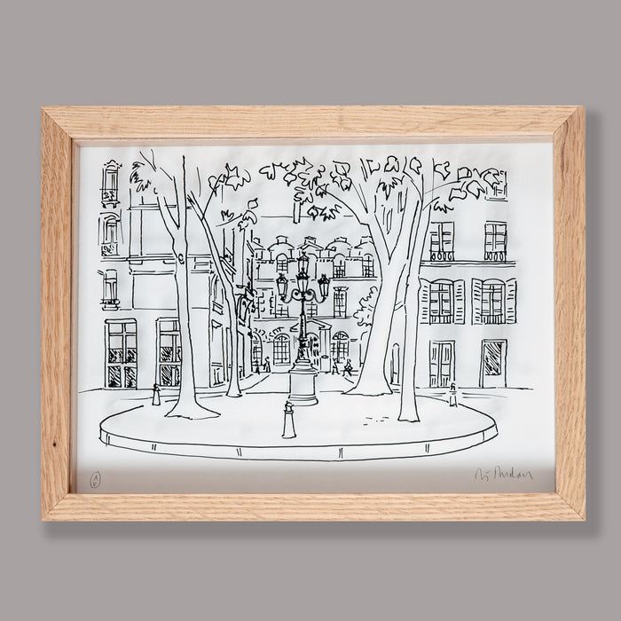 La place Furstemberg-Tableau 3D - Filstories