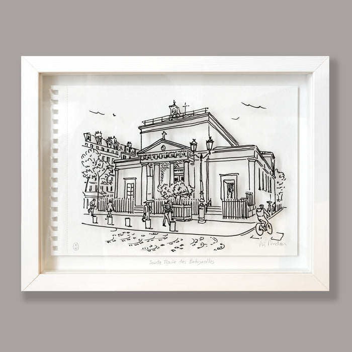 Sainte Marie des Batignolles-Tableau 3D - Filstories