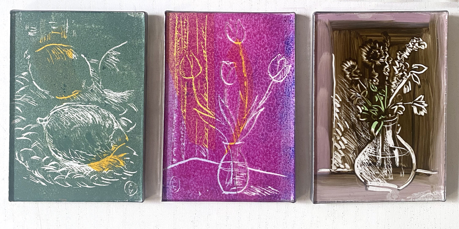 Capturer l'instant : Les peintures sur verre