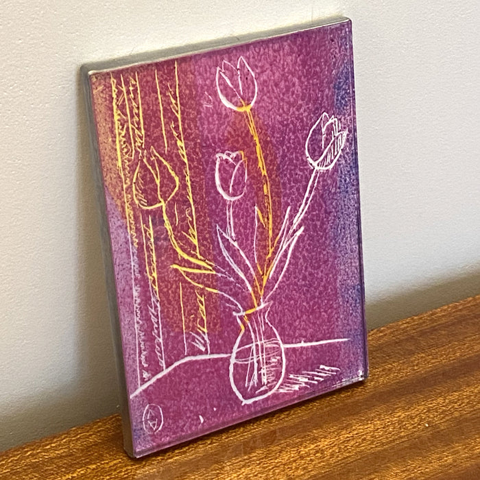 Tulipes au petit matin-Tableau 3D - Filstories