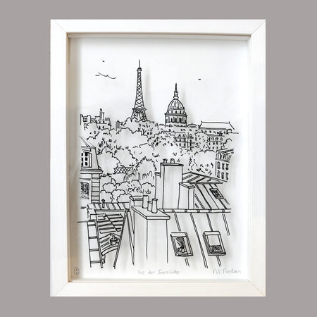 Vue des Invalides-Tableau 3D - Filstories