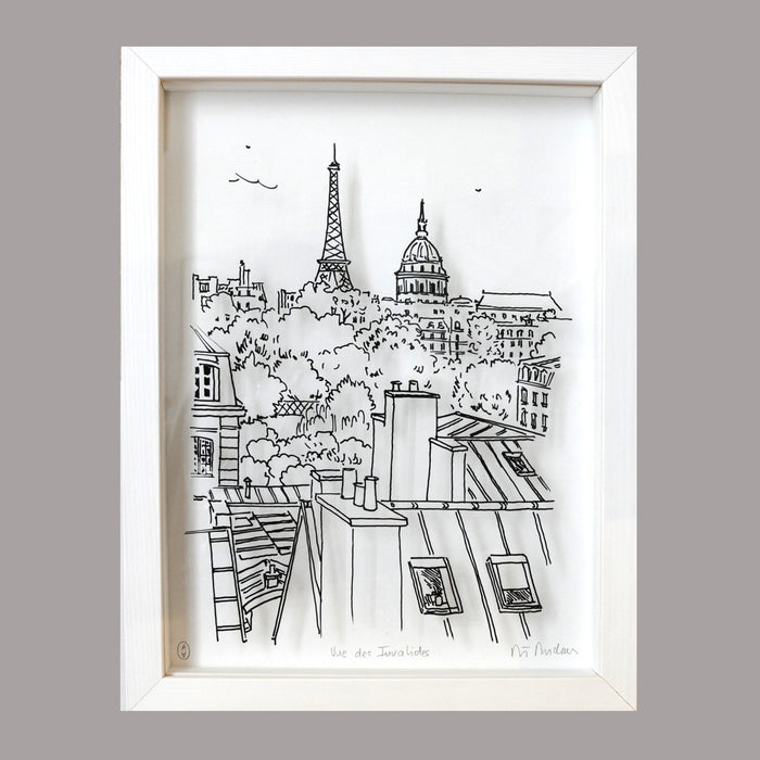 Vue des Invalides-Tableau 3D - Filstories