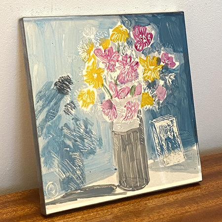 Coin fleuri-Tableau 3D - Filstories